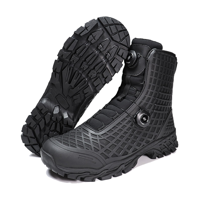 Cizme de luptă cu sistem de fixare dublă